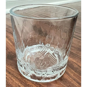 Vintage Etched Grey Goose Heavy Cocktail Vodka Rocks Barware, Grey Goose Glass